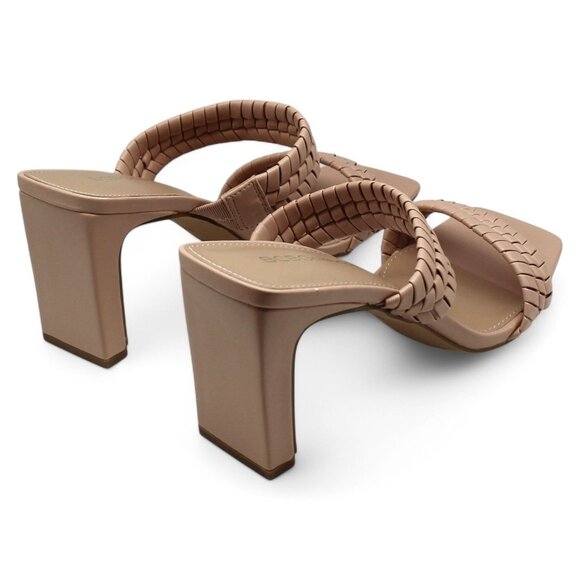 BCBGeneration Womens Fenda Faux Leather Strappy Block Heels - Picture 5 of 8